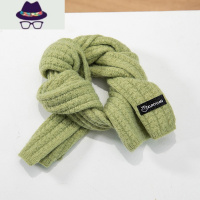 宝宝围巾秋冬季男女童保暖针织百搭围脖儿童洋气婴幼儿方巾韩版潮 FISH BASKET