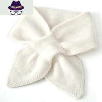 时尚山围巾女秋冬季纯色百搭韩版穿孔交叉针织加厚保暖小围脖 FISH BASKET