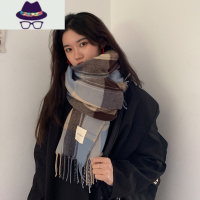 2021新款时尚ins围巾女秋冬季韩版披肩百搭学生加厚保暖男围脖潮 FISH BASKET