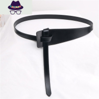 韩版简约压线不规则打结腰封女装饰外套开衫百搭腰带皮带 FISH BASKET