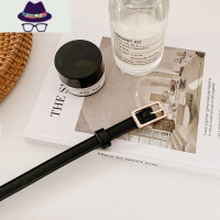 韩国复古小皮带女时尚简约百搭休闲配连衣裙牛仔裤大衣细款腰带潮 FISH BASKET