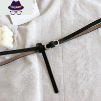 女士西装细腰带百搭打结装饰皮带时尚黑色配连衣裙子大衣收腰 FISH BASKET