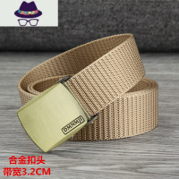 帆布腰带男士女士皮带休闲裤带韩版青年学生军训皮带户外窄款腰带 FISH BASKET