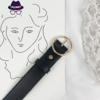 夏季女士皮带百搭裤带牛仔裤腰带ins风装饰黑色时尚韩版男潮西装 FISH BASKET