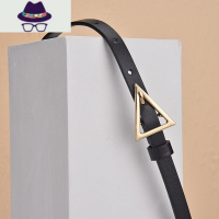 纪梵女士皮带细黑色百搭装饰连衣裙腰带韩版裤带腰饰女潮时尚夏季 FISH BASKET