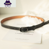 chic ism女士皮带时尚百搭韩国潮牛仔裤腰带ins风配大衣装饰腰饰 FISH BASKET