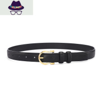 皮带女士牛仔裤时尚百搭装饰细腰带夏季ins风简约黑色裤带潮 FISH BASKET