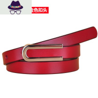 红色细腰带女百搭装饰配裙子连衣裙毛衣配饰女士西装小皮带窄 FISH BASKET