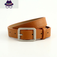 HM皮带牛仔裤百搭ins风裤带韩版时尚简约女男式纯色装饰网红腰带 FISH BASKET