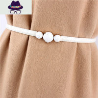 时尚水钻细女式皮带连衣裙带女腰带百搭装饰大衣收腰腰链毛衣 FISH BASKET