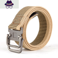 男女帆布腰带学生军训用腰带男士布皮带男青年裤腰带女休闲带潮 FISH BASKET