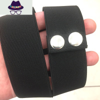 新品按扣松紧绿色腰带宽百搭隐形防过敏牛仔裤皮带配裙子束腰封女 FISH BASKET