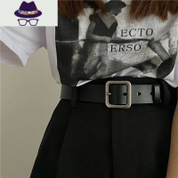 皮带女简约ins韩版新款百搭bf潮男通用款装饰牛仔工装裤腰带 FISH BASKET