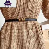 腰带女装饰西装韩版百搭细款简约黑色复古收腰衬衫腰封配裙子皮带 FISH BASKET