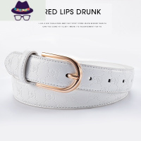 复古细窄黑色女士皮带男士百搭装饰宽牛仔裤腰带秋冬裤带ins风潮 FISH BASKET