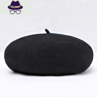 帽子女冬天贝雷帽韩版百搭女帽南瓜帽女蓓蕾帽女秋冬款毛线帽 FISH BASKET