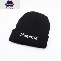 帽子女秋冬日系百搭针织毛线帽时尚韩版潮月子帽产后冬季保暖冷帽 FISH BASKET