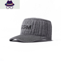 帽子女秋冬百搭韩版潮时尚女冬季棒球空顶帽针织毛线帽无顶鸭舌帽 FISH BASKET