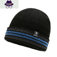 中老年帽子男冬季毛线帽爸爸爷爷帽保暖老人帽加绒加厚针织帽护耳 FISH BASKET