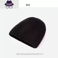 毛线帽女秋冬季薄款保暖针织帽男士帽冷帽套头帽灰色头套 FISH BASKET帽子