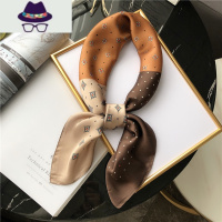 ins夏季丝巾小方巾女韩国百搭文艺装饰复古冬季领巾职业秋冬围巾 FISH BASKET