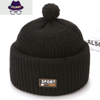 老人帽子男冬天保暖爸爸帽护耳老头爷爷针织毛线帽加厚中老年帽子 FISH BASKET