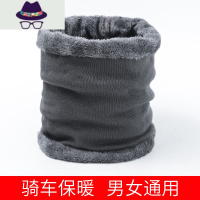 围脖女套头冬季韩版加绒加厚保暖百搭学生护颈毛线脖套男围巾秋冬 FISH BASKET