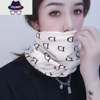 围脖男女秋冬季韩版百变面罩保暖护颈脖套百搭骑行车加厚防风口罩 FISH BASKET围巾