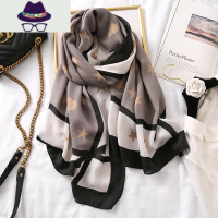 棉麻围巾女韩版春秋薄款冬季洋气时尚披肩百搭丝巾保暖围脖ins潮 FISH BASKET