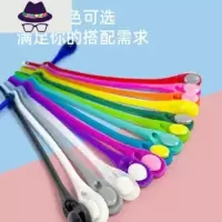 小白鞋免系鞋带懒人鞋带扣男女免绑硅胶弹力松紧彩色儿童鞋带运动 FISH BASKET