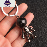 网红ins宇航员钥匙扣 男潮酷个性创意太空人汽车钥匙挂件马蹄扣女 FISH BASKET