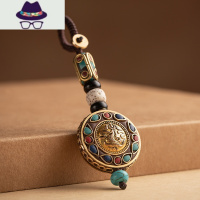 尼泊尔复古汽车钥匙扣菩提钥匙挂件平安牌包包挂饰男女手工链 FISH BASKET