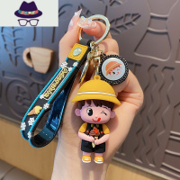 冰淇淋女孩钥匙扣女精致创意可爱汽车钥匙挂饰情侣钥匙链挂件 FISH BASKET