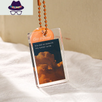 天空日记亚克力钥匙扣挂饰 ins风情侣包包配饰挂件盐系个性小礼物 FISH BASKET