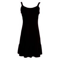 少女粉新款长裙大码纯色连衣裙气质中长裙显瘦沙滩裙子女流行吊带