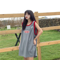 200斤大码胖mm无袖T恤运动球衣女背心夏外穿篮球服吊带学生宽松潮