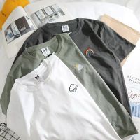 港风ulzzang宽松T恤男短袖夏季原宿bf风打底学生情侣半袖上衣男女