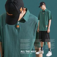 短袖男polo衫夏季衬衫有领潮流2020新款宽松潮牌男装100%纯棉POLO
