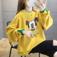 2020年新款卫衣女ins潮流宽松韩版假两件上衣外套女装秋冬季