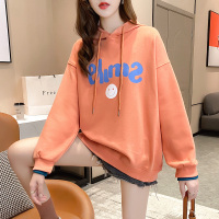 唯逸衣品2020秋季新款大码宽松中长款刺绣薄款套头卫衣女潮流个性