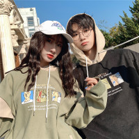 唯逸衣品2020秋季学生港风薄卫衣连帽宽松情侣装男女帽衫