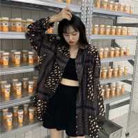 唯逸衣品港味ins时尚衬衫女2020秋季新款复古中长款宽松小众长袖上衣