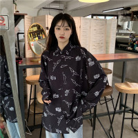 唯逸衣品衬衫女秋季2020年新款韩版宽松休闲学生长袖外穿中长款上衣