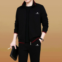 富贵鸟 春秋季大码爸爸运动套装