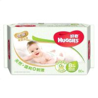 好奇 Huggies 银装婴儿湿巾 新生儿手口湿巾 儿童宝宝湿巾 无添加更安心 80抽*10包 金装80抽