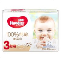 好奇Huggies 棉柔巾 80抽*6包 棉柔巾80抽*3
