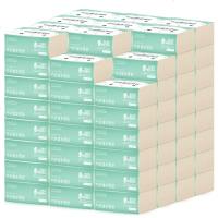 桔子姑娘 本色纸 整箱纸巾家庭家用实惠装餐巾纸面巾纸卫生纸抽 12包/提(小规格便携装)