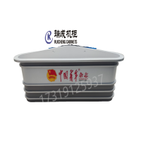 瑞成实创音桌新闻播音台校园演播桌可定制异型播音台