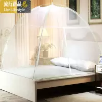 三维工匠蒙古包蚊帐免安装1.2米网红2019新款1.5m床家用1.8单双人学生宿舍
