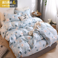 春季四件套棉100棉春夏床上用品1.5米床简约床单被套2三件套4 三维工匠